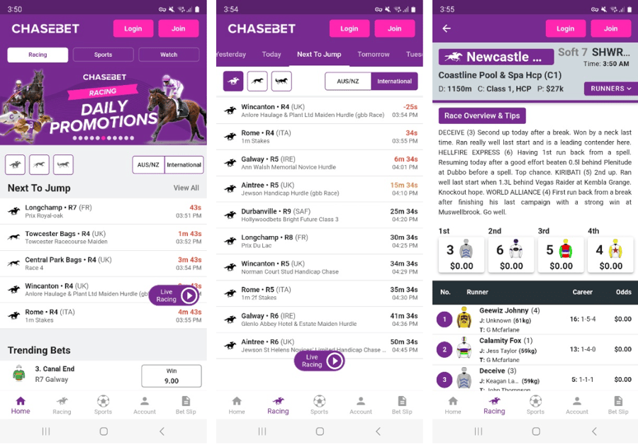 Chasebet app 